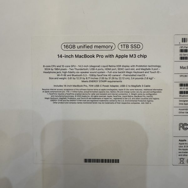 Apple MacBook Pro Laptop M3 14inch - Image 2