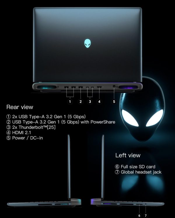 Alienware 16 Area-51 Gaming Laptop - Image 4